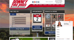 Desktop Screenshot of downeytire.com